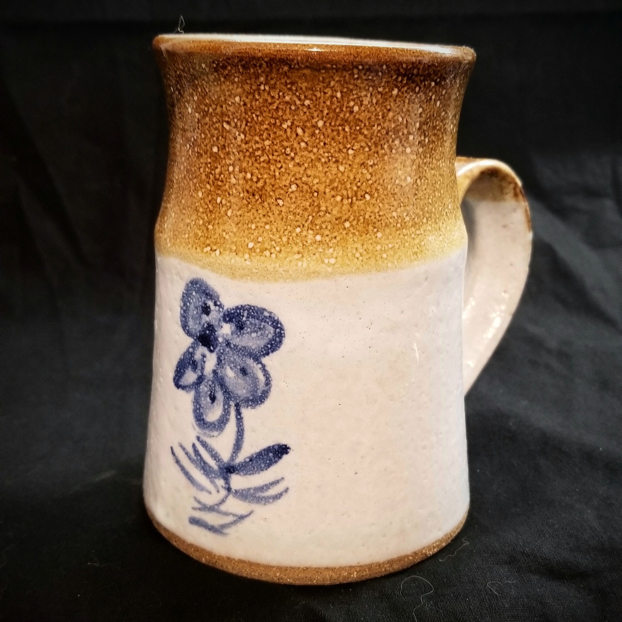 Ceramic Tankard with flower design