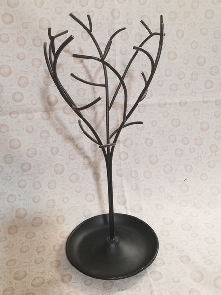 Black Wire Jewelry Holder Tree